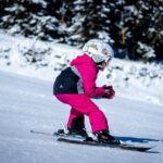 girl skiing