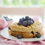 waffles and fruit